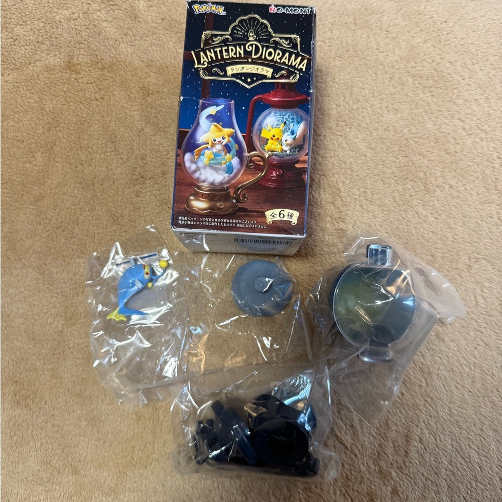 Lanturn Pokemon Lantern Diorama with Blue and Gold Accents. Package unopened. - Picture 7 of 7